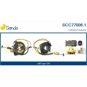 Ressort tournant, Airbag SANDO SCC77006.1
