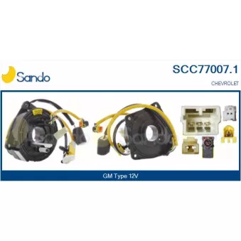 Ressort tournant, Airbag SANDO SCC77007.1
