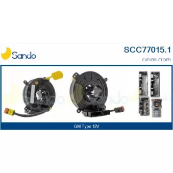 Ressort tournant, Airbag SANDO SCC77015.1