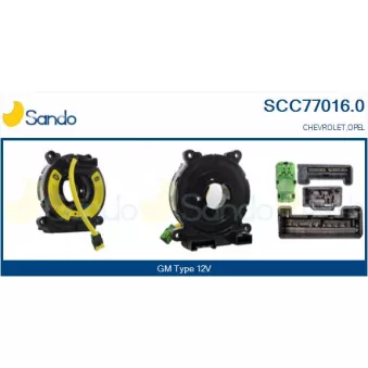 Ressort tournant, Airbag SANDO SCC77016.0