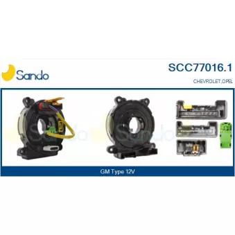 Ressort tournant, Airbag SANDO SCC77016.1