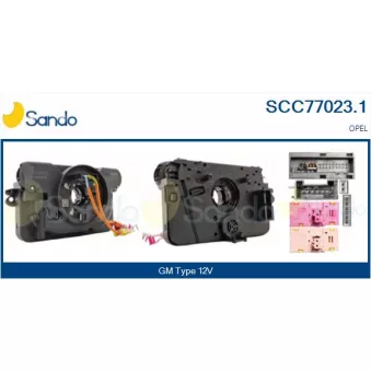 Ressort tournant, Airbag SANDO SCC77023.1