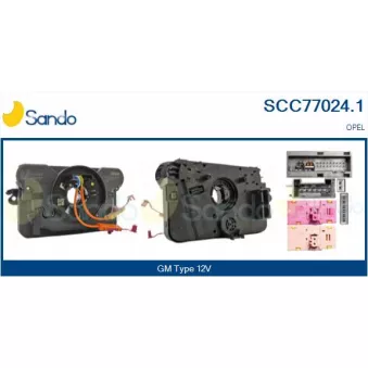 Ressort tournant, Airbag SANDO SCC77024.1