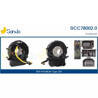 Ressort tournant, Airbag SANDO SCC78002.0