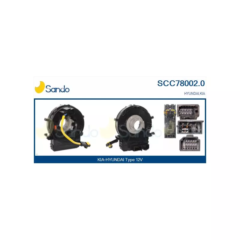 Ressort tournant, Airbag SANDO SCC78002.0