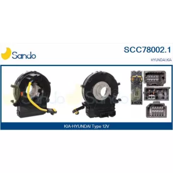 Ressort tournant, Airbag SANDO SCC78002.1