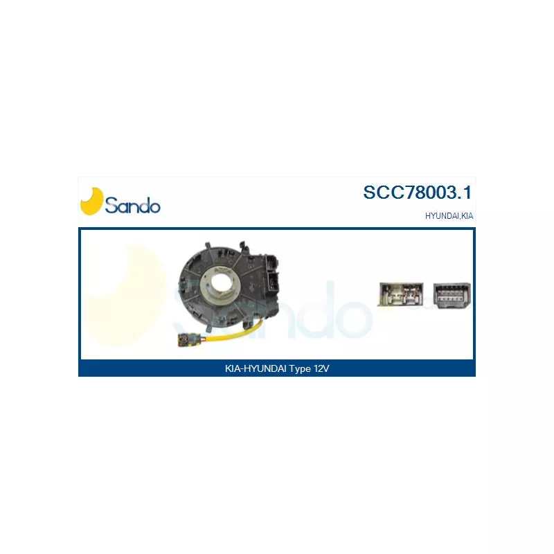 Ressort tournant, Airbag SANDO SCC78003.1
