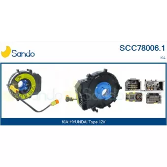 Ressort tournant, Airbag SANDO SCC78006.1