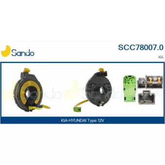 Ressort tournant, Airbag SANDO SCC78007.0