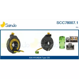 Ressort tournant, Airbag SANDO SCC78007.1