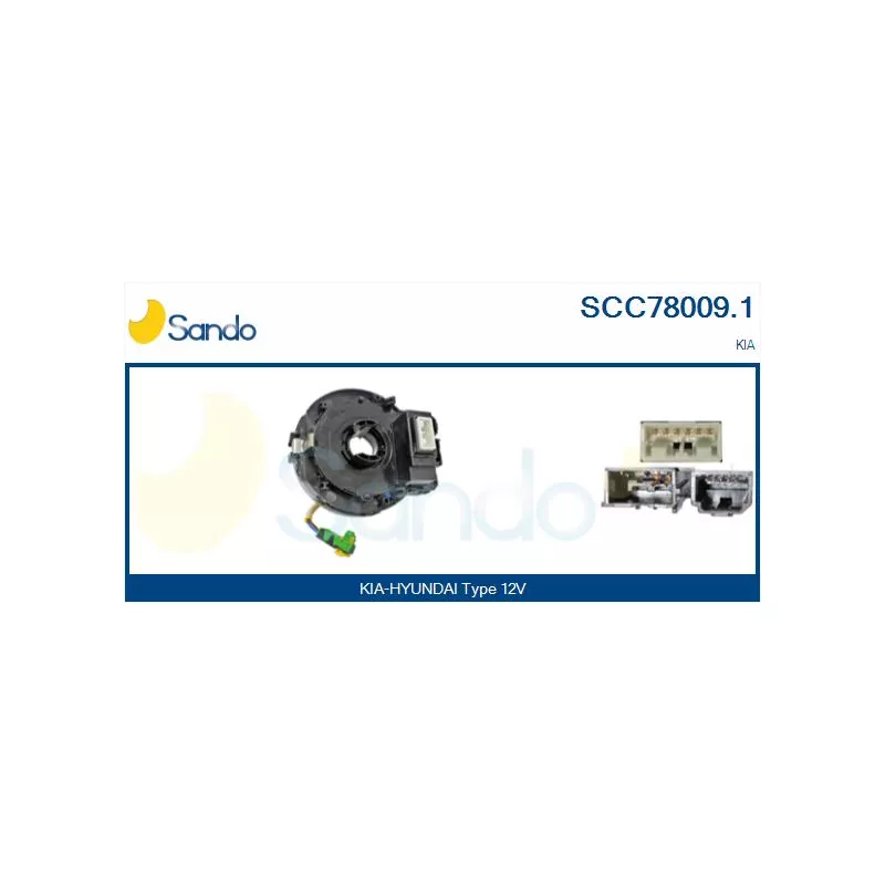 Ressort tournant, Airbag SANDO SCC78009.1
