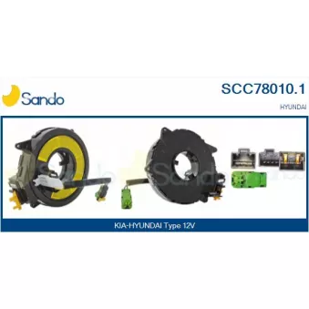 Ressort tournant, Airbag SANDO SCC78010.1