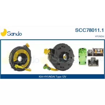 Ressort tournant, Airbag SANDO SCC78011.1