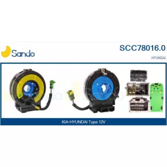 Ressort tournant, Airbag SANDO SCC78016.0