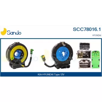 Ressort tournant, Airbag SANDO SCC78016.1