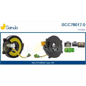 Ressort tournant, Airbag SANDO SCC78017.0