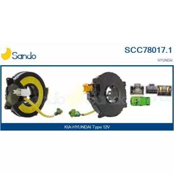 Ressort tournant, Airbag SANDO SCC78017.1
