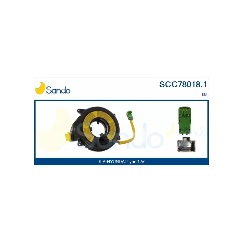 Ressort tournant, Airbag SANDO SCC78018.1