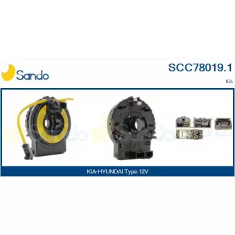 Ressort tournant, Airbag SANDO SCC78019.1