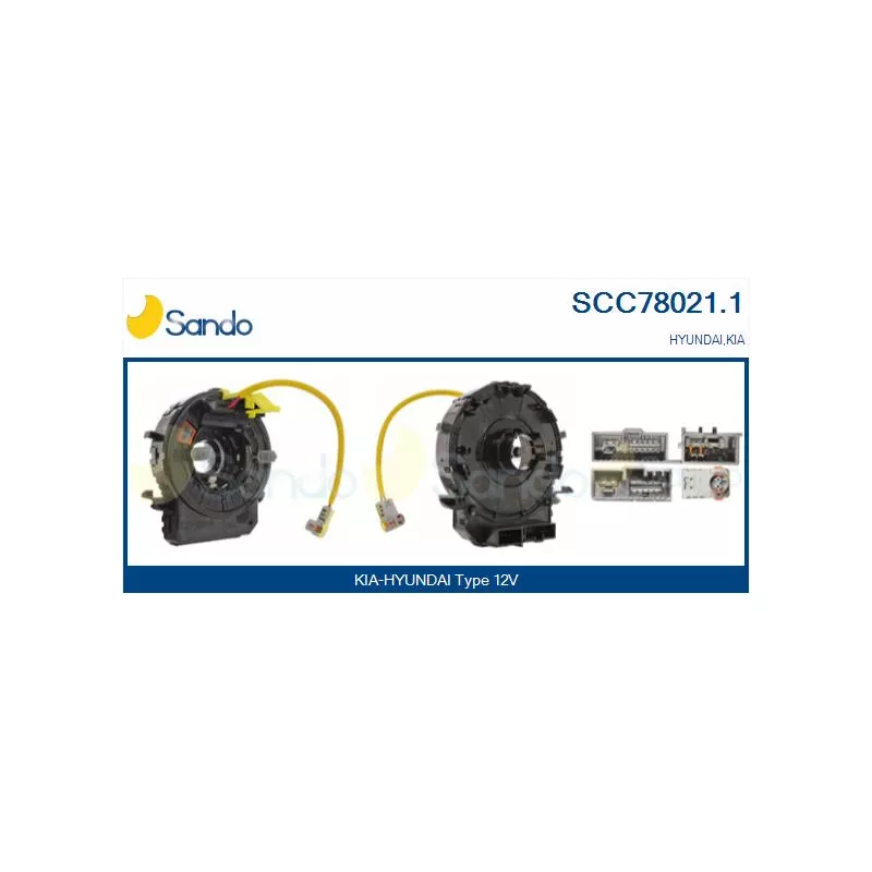 Ressort tournant, Airbag SANDO SCC78021.1
