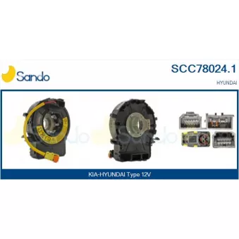 Ressort tournant, Airbag SANDO SCC78024.1