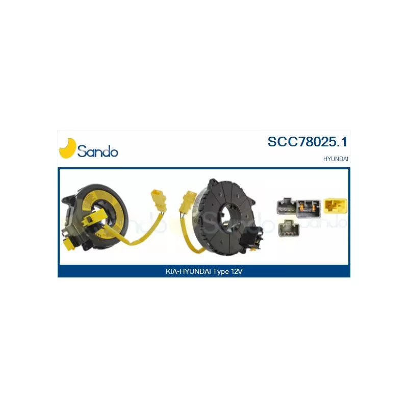 Ressort tournant, Airbag SANDO SCC78025.1