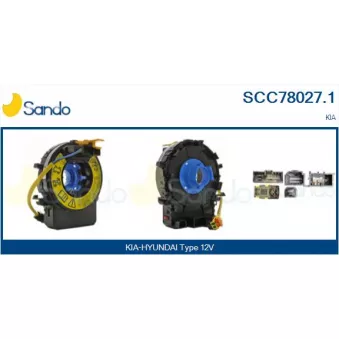 Ressort tournant, Airbag SANDO SCC78027.1