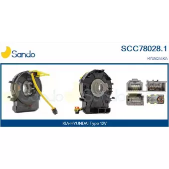 Ressort tournant, Airbag SANDO SCC78028.1