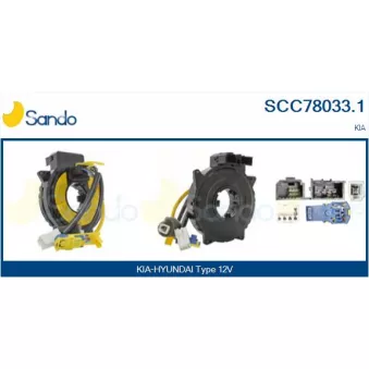 Ressort tournant, Airbag SANDO SCC78033.1