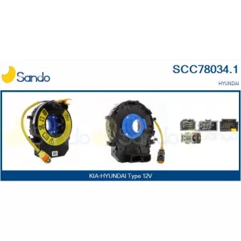 Ressort tournant, Airbag SANDO SCC78034.1