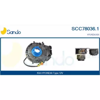 Ressort tournant, Airbag SANDO SCC78036.1