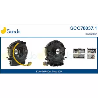Ressort tournant, Airbag SANDO SCC78037.1