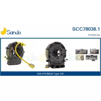 Ressort tournant, Airbag SANDO SCC78038.1