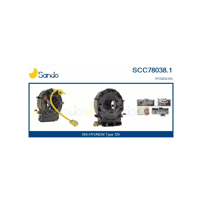 Ressort tournant, Airbag SANDO SCC78038.1