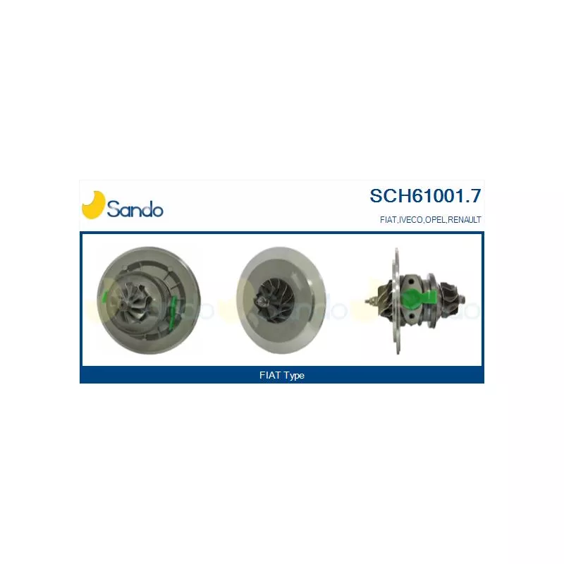 Groupe carter, turbocompresseur SANDO SCH61001.7