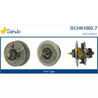 Groupe carter, turbocompresseur SANDO SCH61002.7