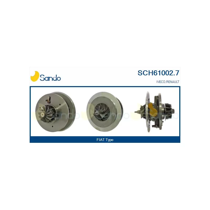 Groupe carter, turbocompresseur SANDO SCH61002.7