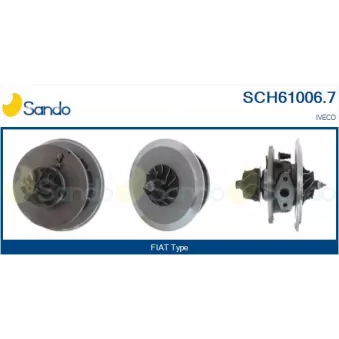 Groupe carter, turbocompresseur SANDO SCH61006.7