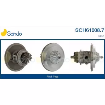 Groupe carter, turbocompresseur SANDO SCH61008.7
