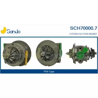 Groupe carter, turbocompresseur SANDO SCH70000.7