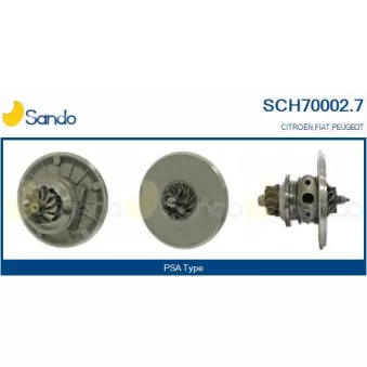 Groupe carter, turbocompresseur SANDO SCH70002.7