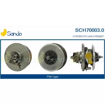Groupe carter, turbocompresseur SANDO SCH70003.0
