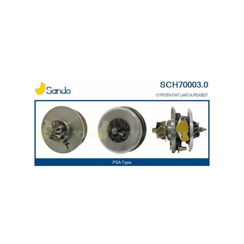 Groupe carter, turbocompresseur SANDO SCH70003.0