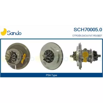 Groupe carter, turbocompresseur SANDO SCH70005.0