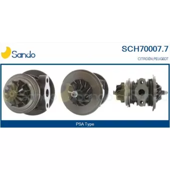 Groupe carter, turbocompresseur SANDO SCH70007.7
