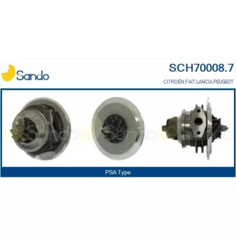 Groupe carter, turbocompresseur SANDO SCH70008.7