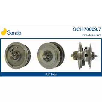Groupe carter, turbocompresseur SANDO SCH70009.7