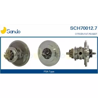 Groupe carter, turbocompresseur SANDO SCH70012.7