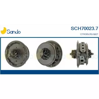Groupe carter, turbocompresseur SANDO SCH70023.7
