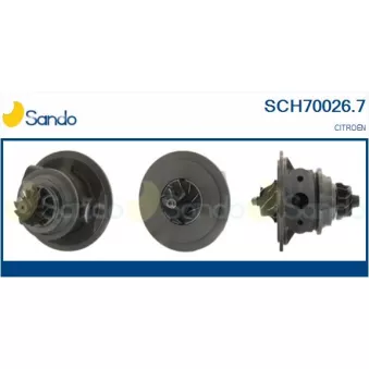 Groupe carter, turbocompresseur SANDO SCH70026.7